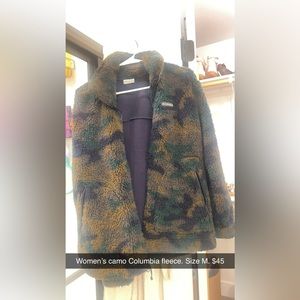 Columbia camo fleece